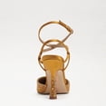 thumbnail image 6 of Sam Edelman Hardy Golden Yellow Ankle Strap Spool Heel Pointed Closed Toe Pumps (Golden Yellow, 8), 6 of 7