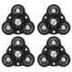 thumbnail image 1 of 4 ruedas giratorias de 4 bolas para caja de almacenamiento, ruedas autoadhesivas para contenedor de almacenamiento, 1 of 6