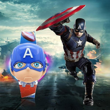 Flashing Light Music Watch Kids Toys Boys Girls Marvel Avengers Luminous Clock-Captain America- | Walmart Canada Flashing Light Music Watch Kids Toys Boys Girls Marvel Avengers Luminous Clock-Captain America- | Walmart Canada