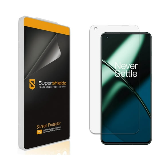 (2 Pack) Supershieldz Designed for OnePlus 11 5G Screen Protector, High Definition Clear Shield (TPU)
