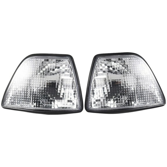 Clear Lens Car Front Corner Lamps Turn Signal Light Sidelights for E36 3-Series 1992-1998