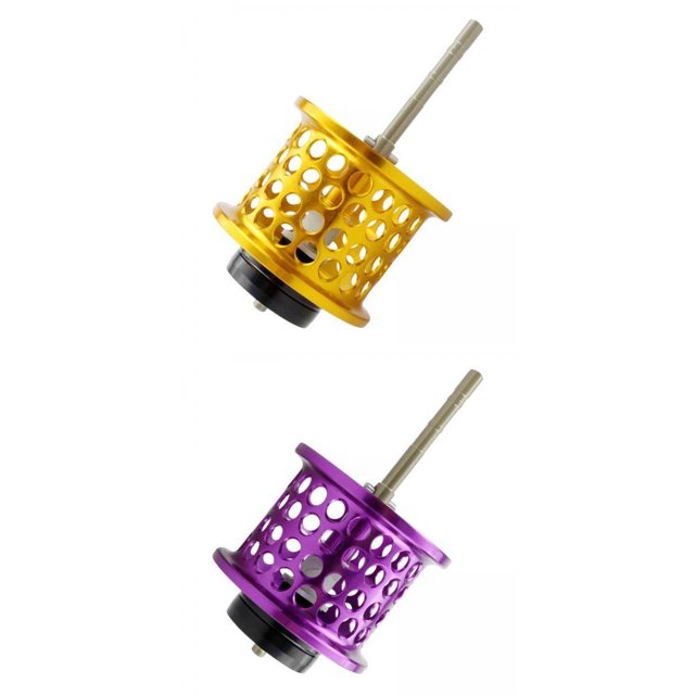 Carrete de pesca carrete,Carrete de copa de alambre de metal completo para carrete de baitcasting,Carrete de pesca suave carrete poco modificado,Carrete de carrete de lanzamiento de Baoblaze Carrete de pesca carrete