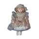 thumbnail image 5 of Muñeca de cerámica Strade Fareast Limited con vestido figura en miniatura rojo, 5 of 5