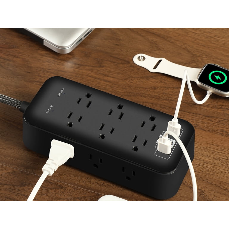 Hyper Tough USB Power Strip Surge Protector 12 Outlets photo 5