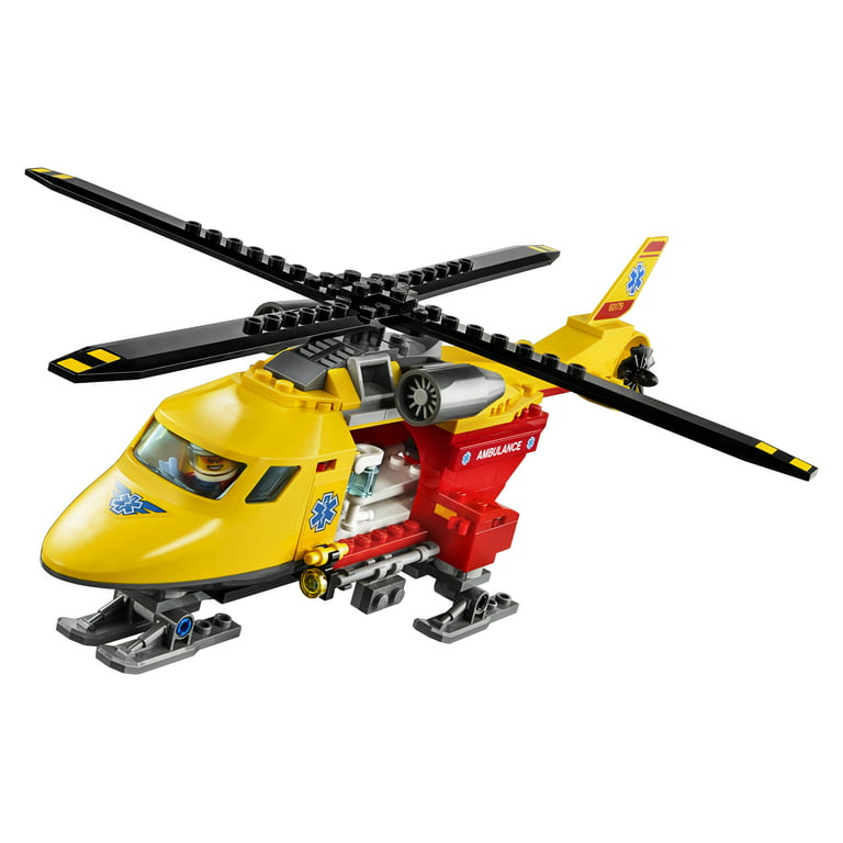 uddrag peber Stor mængde LEGO City Great Vehicles Ambulance Helicopter 60179 - Walmart.com