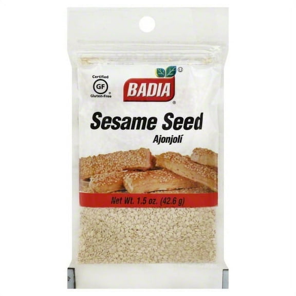 Badia Hulled Sesame Seeds, 1.5 oz Bag