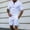 White, variant on Men's 2 Piece Outfits Button Down Knit Cardigan Shirt Top and Shorts Sweater Set White