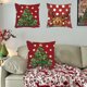 thumbnail image 1 of Funda de Almohada Ganfancp Nueva Navidad Decoración Casa Alces 1*Funda, 1 of 6