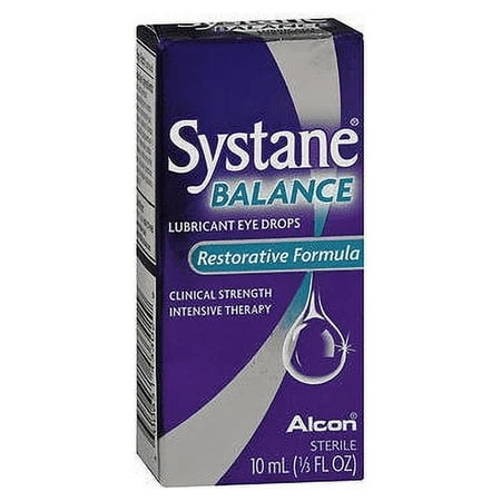 Alcon Systane Balance Lubricant Eye Drops, 0.33 fl oz (6 Pack) (Bundle)
