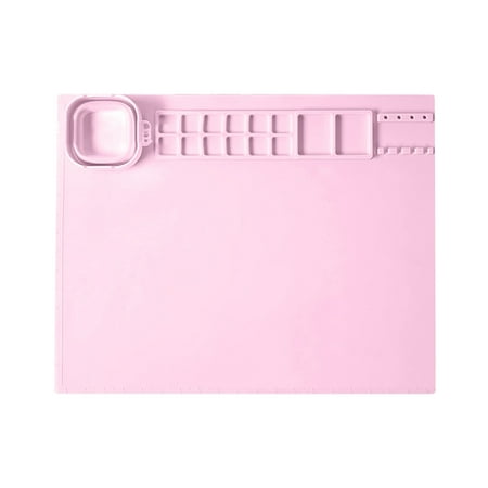 

Large Silicone Mat Silicone Painting Mat & Paint Holder Non-Stick Silicone Artist Mat For Painting Watercolour & Jewellery DIY