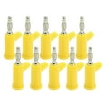 thumbnail image 4 of Solderless Banana Plug Lantern Banana Plug Banana Socket 10Pcs Solderless Banana Plug ABS Brass Lantern Open Screw Bananas Connectors For Inverters 4mm, 4 of 8
