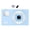 Blue, variant on Cute Mini Camera With 32GB Storage 16X Digital Zooming Multiple Filters Ideal For Kids Adults Gift Daily Use