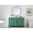 thumbnail image 6 of Elegant Decor Danville 60" Solid Wood Single Bathroom Vanity in Vintage Mint, 6 of 8