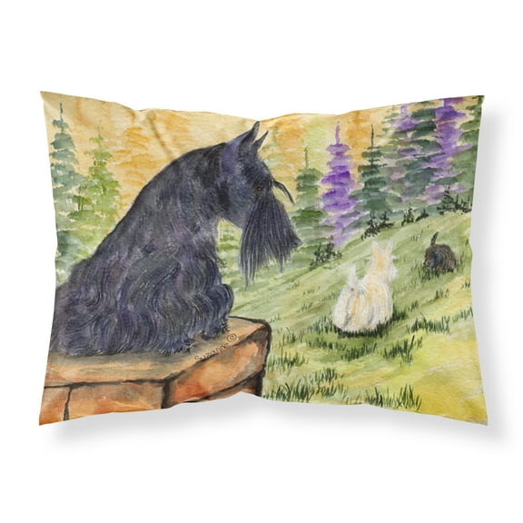 Carolines Treasures SS8634PILLOWCASE Scottish Terrier Fabric Standard Pillowcase Standard multicolor