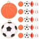 thumbnail image 1 of KAKOWELY 20 colgantes con forma de pelota deportiva, bonitos dijes para hacer tus propios pendientes., 1 of 5