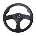 thumbnail image 3 of Steering Wheel 320mm Flt Bottom Black Leather, 3 of 3