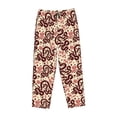 thumbnail image 4 of Goofa Snake Printed Soft Pajama Pants for Women, Wide Leg Comfy Casual Lounge Yoga Pants-, 4 of 9