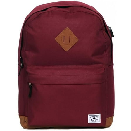 Vintage Laptop Backpack, Burgundy