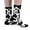 A-Black161, variant on Women's Elastic Cute Sheep Animal Print Mid Calf Socks