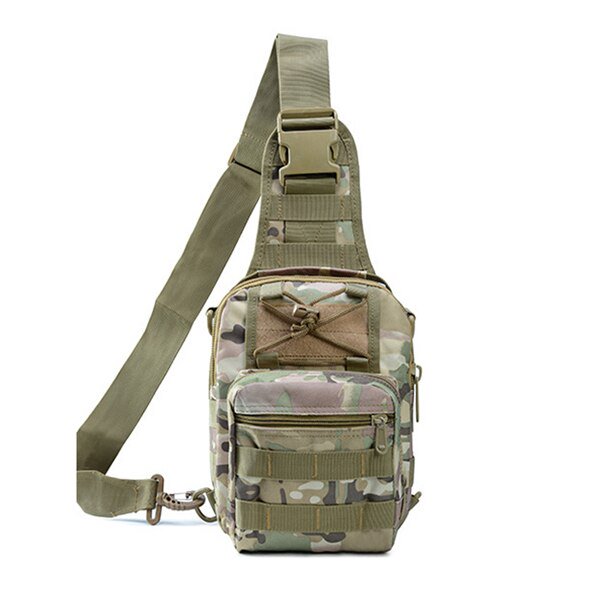 Bolso militar para hombre y mujer, bolsos tácticos para el pecho, bolsos de mano de camuflaje a la moda Unisex, bolsos de hombro de viaje para acampar y senderismo Xemadio 2032778-4