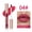 04# Gold Bright Rose Pink, variant on Velvet Matte Nude Lip Gloss by Julystar, 6 Universal Nude Tones High Pigment Smooth Non-Drying Transfer Proof Long Wear Lip Liquid All Skin Tones