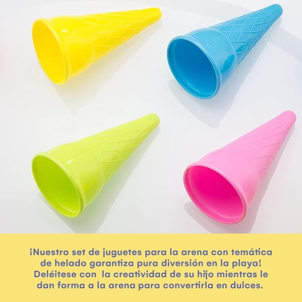 Juguete para jugar a las casitas para niños, tubo de helado de playa, juego de cuchara de excavación, Material de paja de trigo, taza de helado, juguete de playa Juguete para jugar a las casitas para niños, tubo de helado de playa, juego de cuchara de excavación, Material de paja de trigo, taza de helado, juguete de playa