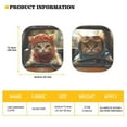 thumbnail image 3 of Jeiento Cute Cat Car Windshield Sun Shade Universal Car Windshield Cover Sun Shade 2 Pcs Car Windshield Sunshade Car Shades for Front Windows Blocks UV Rays Sun Visor Protector Auto Accessory, 3 of 7