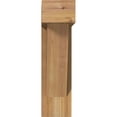 thumbnail image 2 of Ekena Millwork 6"W x 18"D x 22"H Traditional Block Rough Sawn Bracket w/ Offset Brace, Western Red Cedar, 2 of 25