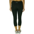 thumbnail image 2 of Calvin Klein Womens Performance Fitness Capri Running Leggings with Shirring;X-Small, 2 of 2
