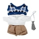 thumbnail image 4 of Conjunto de ropa de muñecos de peluche DIY para muñecas de juguete para niños, ropa de regalo de cumpleaños, disfraces de regalo adorables para niñas, Tejido de punto, 4 of 8