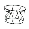 thumbnail image 4 of EHJRE Pet Feeding Bowl Rack Round Iron Drinking Pet Supplies Raised Cat Bowl Stand Black, 4 of 8