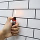 thumbnail image 3 of Azulejos de pared para baño adhesivos 3D de 10 piezas, más gruesos, adhesivos para salpicadero de cocina, versión más adhesiva, 30 x 30 x 0,25 cm, color blanco con junta negra, 3 of 5