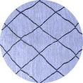 thumbnail image 1 of Ahgly Company Indoor Round Oriental Blue Industrial Area Rugs, 8' Round, 1 of 4