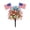 B, variant on Artificial Patriotic Flower Stake, Cosmug 4th of July Yard Decor, Fake Flower Garden Pick, for Outdoor Pathway, Patio Edge and Backyard Bed Decoration, Color A