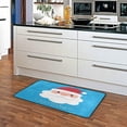 thumbnail image 5 of GZHJMY Christmas Santa Claus Kitchen Rug,Christmas Antiskid Mat for Porch Floor Long Door Mat, Non-Slip Bedroom Bedside Mats - 39x20in Carpet Runner, 5 of 7