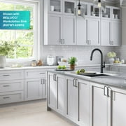 KRAUS Oletto Single Handle Pull Down Kitchen Faucet in Matte Black