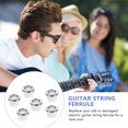 thumbnail image 3 of Greenadscape 6Pcs Tuning Peg Bushing Guitar Tuning Pegs Steel Silver Musicians Professional Use, 3 of 8