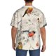 thumbnail image 3 of Balery Little Birds Camisa Casual de Manga Corta con Botones para Hombre, Texturizada, Estilo Cubano, para Playa, Verano-Small, 3 of 5