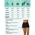thumbnail image 5 of Aunavey Women Swim Shorts High Waisted Swimsuit Shorts Scalloped Trim Swim Bottom Board Shorts, 5 of 5