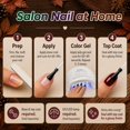 thumbnail image 6 of Beetles Midnight Syrup Jelly Gel Nail Polish Set, 6 Colors, Sheer Fall Shades, 6 of 7