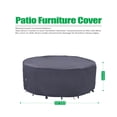 thumbnail image 4 of F&J Outdoors Waterproof Outdoor Table Cover 62"DIA x 27.5"H, 4 of 9