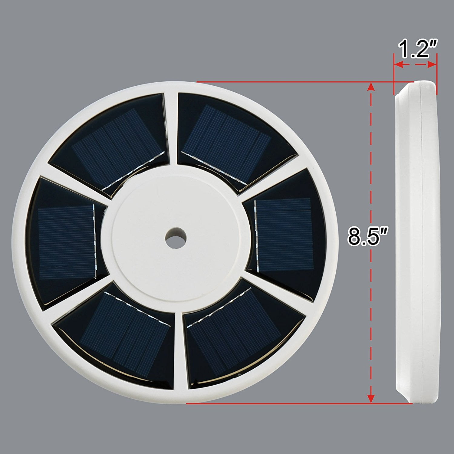 SUNNY Solar Powered Flag Pole Light 26 LED Automatic LED Flagpole Mount No Wiring for Garden Yard