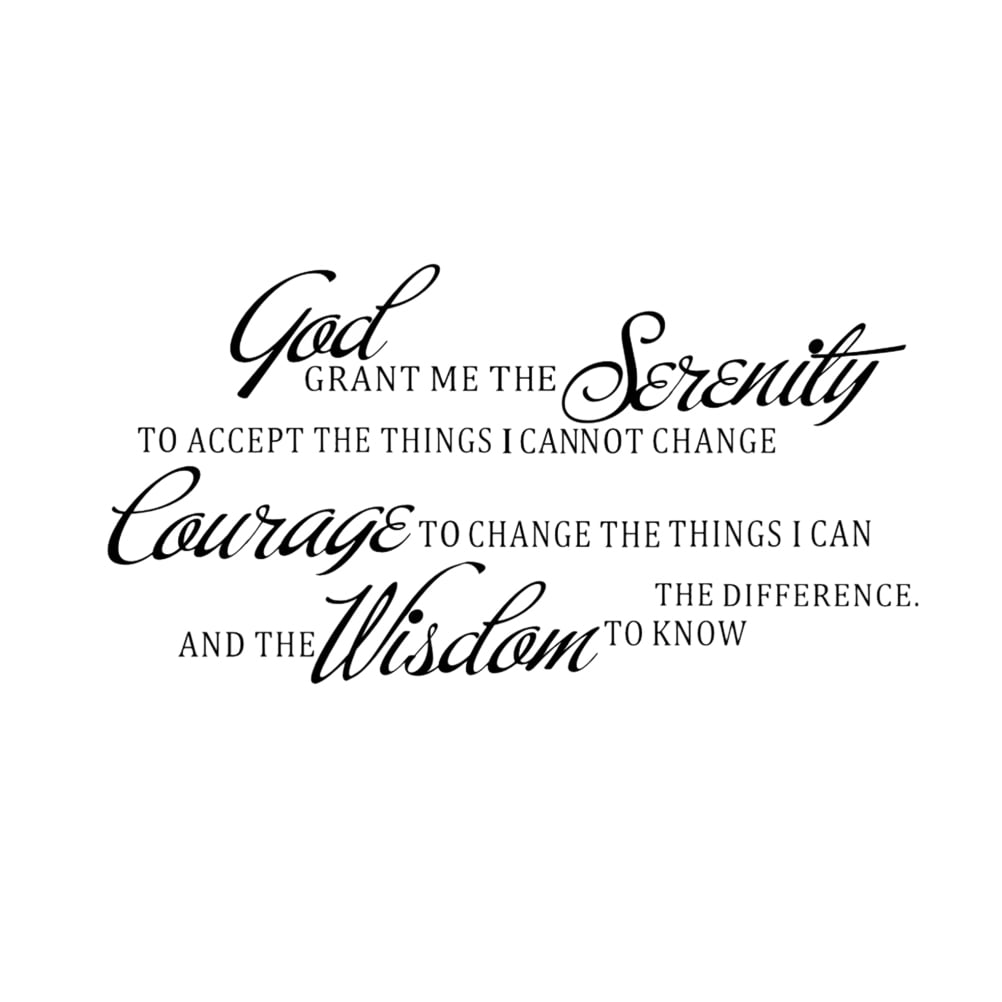 Serenity Prayer Stickers for Sale - Pixels