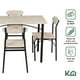 thumbnail image 2 of Juego De Comedor 4 Sillas Mesa Estructura Metalica y Tablero MDF Kingshouse negro, 2 of 7