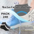 thumbnail image 6 of Yacht & Smith 240 Pair Low Cut Socks Thin Comfortable Lightweight Breathable Wholesale Bulk Sport Socks (ASST COLORS, Kid's), 6 of 8