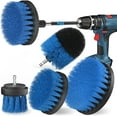 thumbnail image 1 of Cepillo de Limpieza, 5 Piezas Cepillo de Limpieza, Cepillo Destornillador, Potente Cepillo de Taladro para Azulejos, Cocina, Suelos, Coche, Baño, Azul, 1 of 5