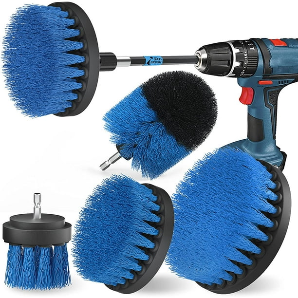 Brosse Visseuse , Kit de 3 , Drill Brush CLEAN AUTO
