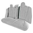 thumbnail image 1 of For 2017-2024 Tesla Model 3 FH Group Neoprene Waterproof Custom Fit Car Seat Covers  Solid Gray - Rear Set, 1 of 5