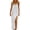 White, variant on longantii Women Maxi Dress Casual Sleeveless Backless Cami Dress Spaghetti Strap Summer Beach Vacation Loose Flowy Long Sundress White S