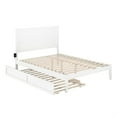 thumbnail image 3 of AFI NoHo Queen Platform Bed with Footboard & Twin XL Trundle in White, 3 of 3
